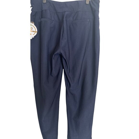 NWT Tail White Label Size 16 Womens Navy Golf UPF 50+ Pull-On Ankle Pants - Picture 10 of 16